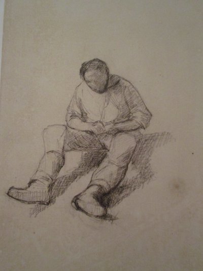 Study for The Floor Scrapers by Gustave Caillebotte
